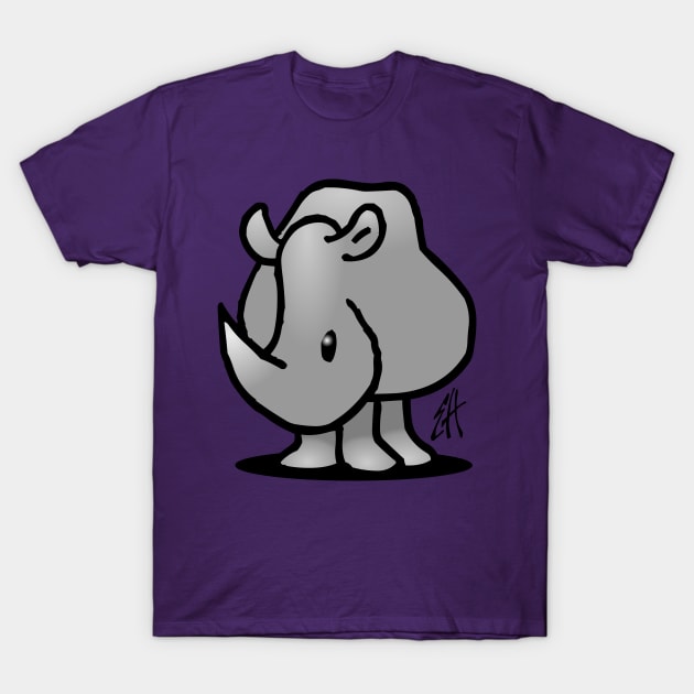 Rhino T-Shirt by Cardvibes